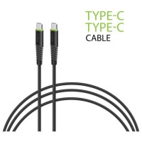 Дата кабель USB-C to USB-C 1.2m CBFLEXTT1 18W black Intaleo (1283126504082)