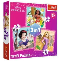 Пазл Trefl Princess Красиві квіти 3 in1 (5900511348750)