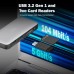 Порт-реплікатор Digitus USB-C > HDMI/2xUSB-A/USB-C/SD/MicroSD/RJ54 (DA-70914)