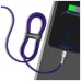 Дата кабель USB 2.0 AM to Lightning 1.0m 2.4A metal purple Baseus (CALJK-A05)
