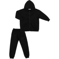 Спортивний костюм дитячий A-Yugi на блискавці (7167-134G-black)