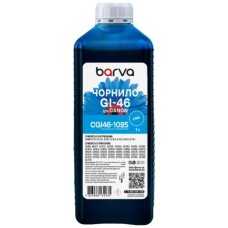 Чорнило Barva Canon GI-46 1 л, special, pigment, cyan (CGI46-1025)