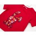 Футболка дитяча First kids із зайчиком (756-116G-red)