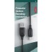 Дата кабель USB-C to Lightning 1.0m 27W braided XO (NBQ236A_Black)