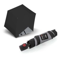 Парасоля Knirps Mini Duomatic Reflective Black автомат складана (Kn95-8100-7156)