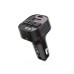 FM модулятор XO BCC17 Car Charger Smart Bluetooth Dual Port PD 30W Чорний (BCC17.black)