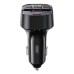 FM модулятор XO BCC17 Car Charger Smart Bluetooth Dual Port PD 30W Чорний (BCC17.black)