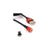 Дата кабель USB 2.0 AM to Lightning 1.0m magnetic 3.1A black PZX (V133-B)