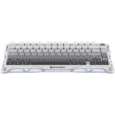 Клавіатура GravaStar Mercury K1 TKL Wireless/Bluetooth/USB UA White (GSK1_GWHT)