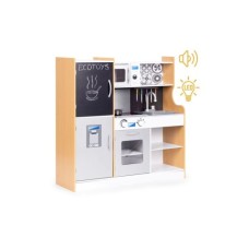 Ігровий набір Ecotoys дерев’яна дитяча кухня MOOD зі звуковими та світловими ефектами (TL053001)