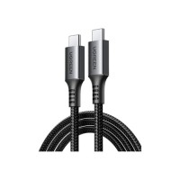 Дата кабель USB-C to USB-C 2.0m US567 black/gray Ugreen (15374)