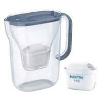 Фільтр-глечик Brita Style Essential MXPro 2.4л + 3 картриджа сіро-блакитний