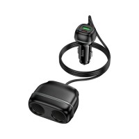 Зарядний пристрій HOCO HOCO Z59 Rank 48W dual port USB-C PD30W + USB QC3.0 Black (6942007641500)