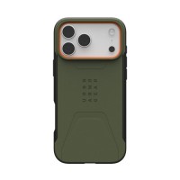 Чохол до мобільного телефона UAG iPhone 17 Pro Max Civilian MagSafe Olive/Orange (114546117297)