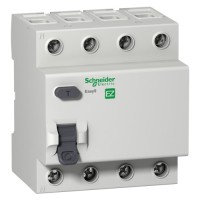 Диференціальний автоматичний вимикач Schneider Electric EZ9 4P 40A 30mA (EZ9R34440)