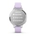 Смарт-годинник Garmin Lily 2 Active, Silver/Jasmine Purple, Silicone, (010-02891-01)