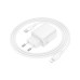 Зарядний пристрій BOROFONE BN26 Fuente USB-C PD20W + cable USB-C to Lightning White (6941991120244)