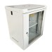 Шафа настінна Gear4 15U 19" 600x600x750 мм, PREMIUM, + полка 19", grey (GWMSN-15U-600-600G)
