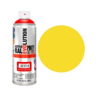 Фарба-аерозоль Pintyplus на водній основі Evolution Ral 1021 Жовта 400 мл (8429576170207)