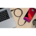 Дата кабель USB 2.0 AM to Lightning 1.0m braided white Belkin (CAA004BT1MWH)