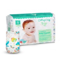 Підгузки Offspring Mystic Waters розмір S 3-6 кг 48 шт (DP-OI-FAT-S48P-MSW)