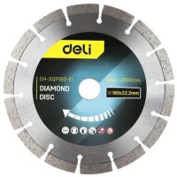 Круг відрізний Deli 180 x 22,2 мм для сухого різу (EDH-SQP180-E1)