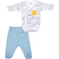 Боді дитяче Bibaby зі штанцями (56734-50B-blue)