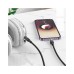 Кабель мультимедійний Lightning to 3.5mm M 1.0m UPA27 Spirit transparent Black HOCO (6942007612524)