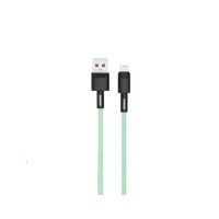 Дата кабель USB 2.0 AM to Lightning 1.0m 5A green XO (NB166-L-1-GR)