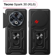 Чохол до мобільного телефона BeCover Military Tecno Spark 30 (KL6) Black (713541)