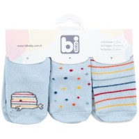 Шкарпетки дитячі Bibaby набір (68364-0-6B-blue)