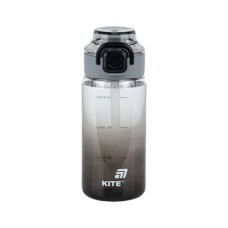 Поїльник-непроливайка Kite 600 мл, чорна (K25-1212-1)