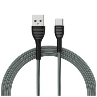 Дата кабель USB 2.0 AM to USB-C 1.0m ColorWay (CW-CBUC041-GR)