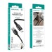 Дата кабель USB 2.0 AM to Micro 5P 1.0m 2.4A BX54 black BOROFONE (6931474745811)