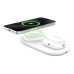 Зарядний пристрій Belkin 2in1 15W Pad Qi2 white (WIZ021VFWH)