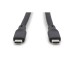 Дата кабель USB-C to USB-C 1.5m USB4 2.0 80G 240W 16K silicone black Digitus (AK-300350-015-S)