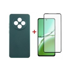 Чохол до мобільного телефона Dengos Oppo Reno 12 F/FS Soft + glass (Green) (DG-KM-115)