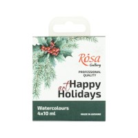 Акварельні фарби Rosa Gallery Special Edition 3, 4 кольори по 10 мл (4823098546726)