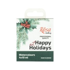 Акварельні фарби Rosa Gallery Special Edition 3, 4 кольори по 10 мл (4823098546726)
