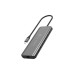 Концентратор J5create USB-C 7-in-1 2xHDMI + 2xUSB 3.2 + 1xRJ45 1000Mbps + PD100W + 3.5mm black (JCD398-N)