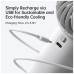 Вентилятор Jisulife Handheld Fan Life 4 (3600mAh) Grey