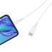 Дата кабель USB 2.0 AM to Micro 5P 1.0m 2.4A silicone white Denmen (DM-D06V-WH)