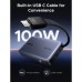 Батарея універсальна Ugreen 20000mAh 145W with Built-in Cable (PB551 55992B)