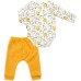 Набір дитячого одягу Miniworld з котиками (16326-68G-yellow)