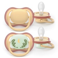 Пустушка Philips AVENT Ultra Air 0-6 місяців 2 шт нейтральна, день/ніч (SCF087/09)