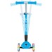 Самокат Globber серії Primo Foldable Lights блакитний Колеса з підсвічуванням (432-101-3)