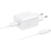 Зарядний пристрій Samsung USB-C 45W + cable USB-C to USB-C white (EP-T4511XWEGEU)