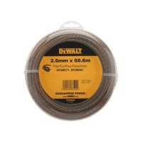 Жилка косильна DeWALT діаметр 2.5 мм, довжина 68.7 м, кручена (DT20652)
