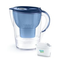 Фільтр-глечик Brita Marella XL Memo MXPro 3.5л (2л води) з фільтр-картриджем 2шт, синій (1061259)