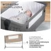 Ліжечко Kinderkraft Приставне ліжечко-люлька Neste Grow Light Grey Grey Full Wood (5902533923021)